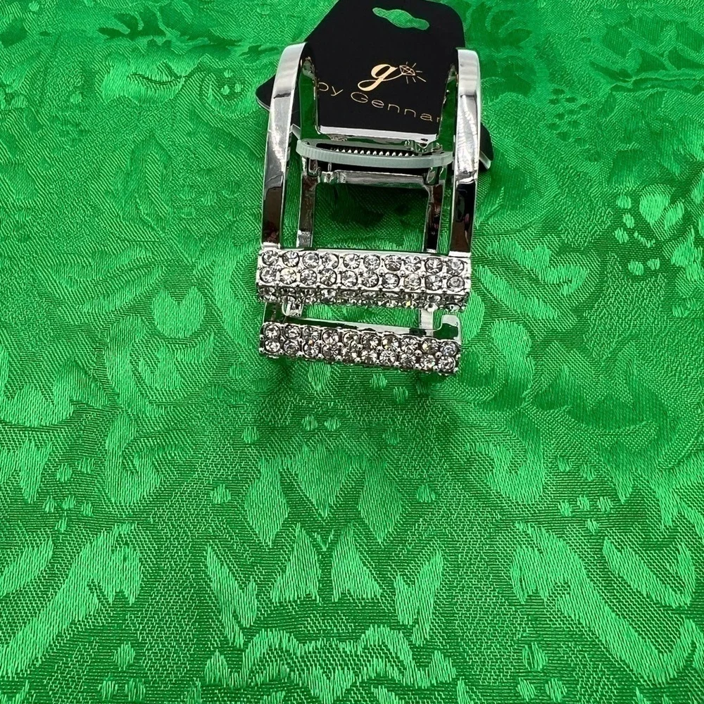 Gennaro Rhinestone Crystal Cuff Bracelet – Glam Evening Jewelry NWT